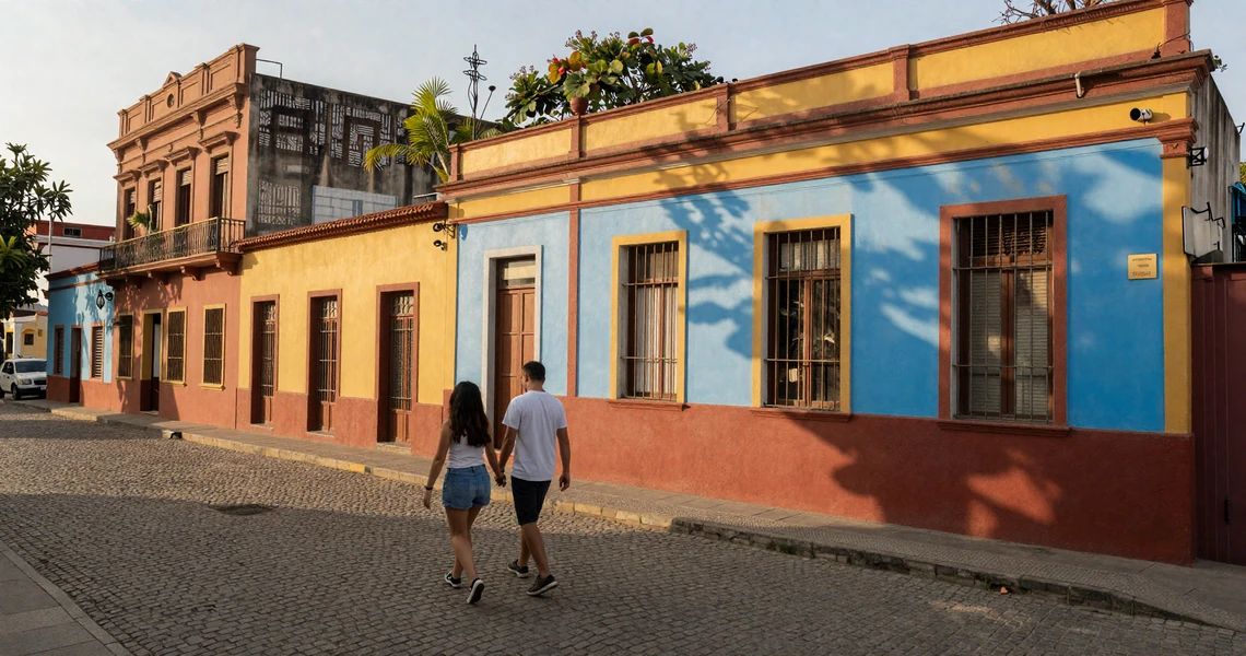 Romantic Buenos Aires La Boca neighborhood showing colorful streets perfect for dating Argentine brides during your visit to meet Argentinian mail order brides